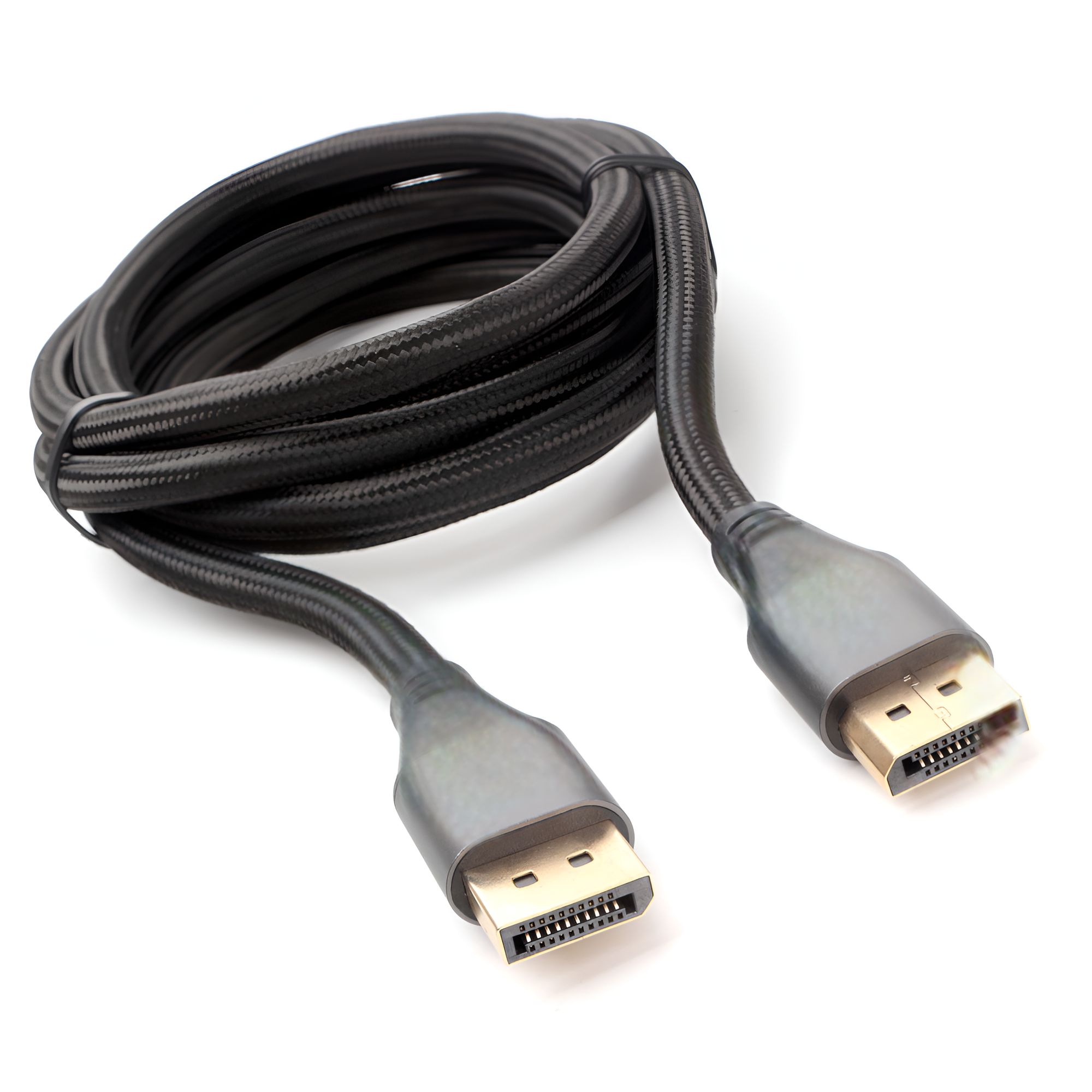 DisplayPort кабель Cablexpert черный в нейлоновой оплетке 20M/20M 1.8м CC-DP8K-6