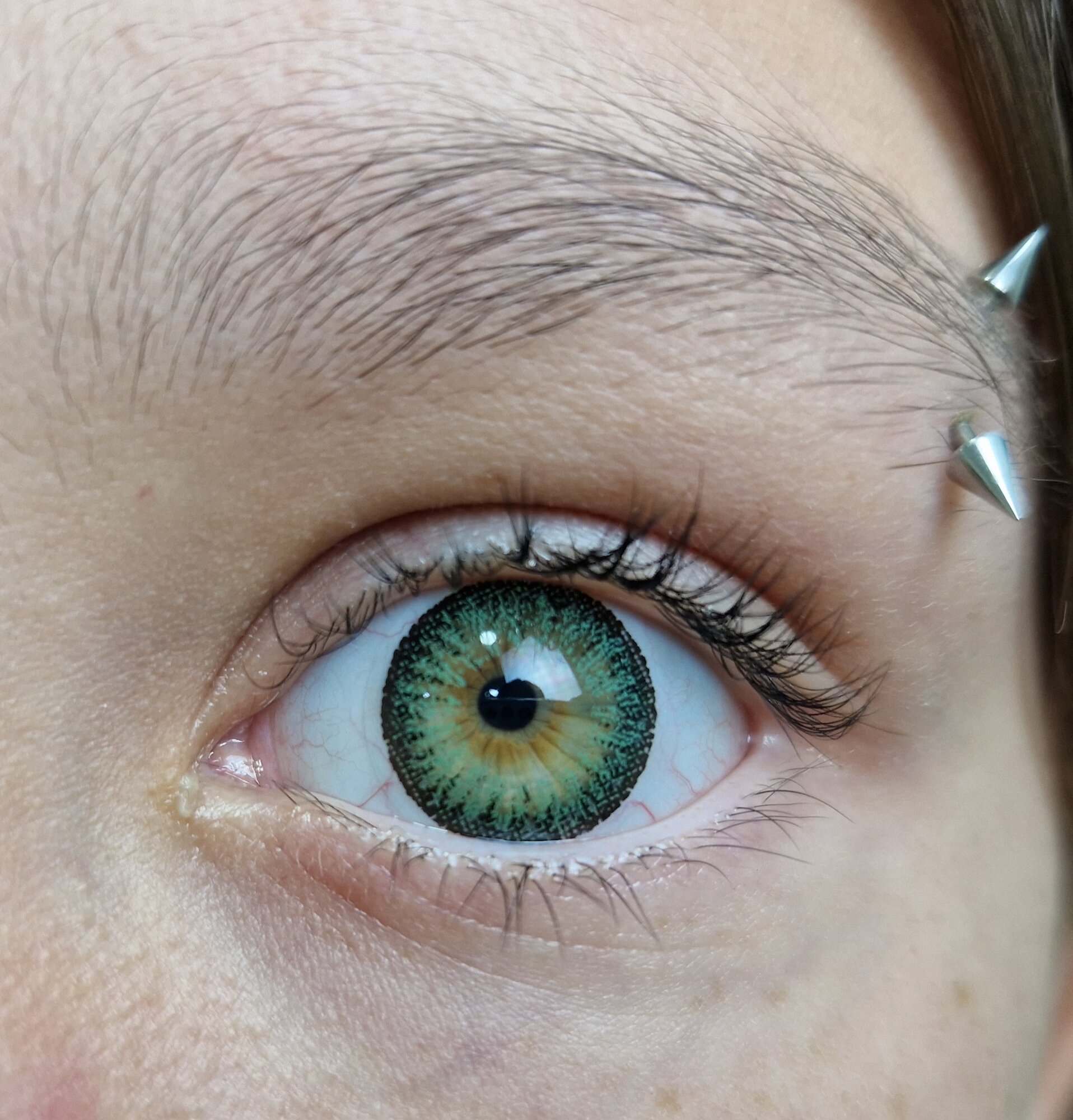 CL21 GREEN -8.00 Контактные линзы для зрения, зеленые, BC 8.6, DIA14.0, 12 месяцев — фото 1