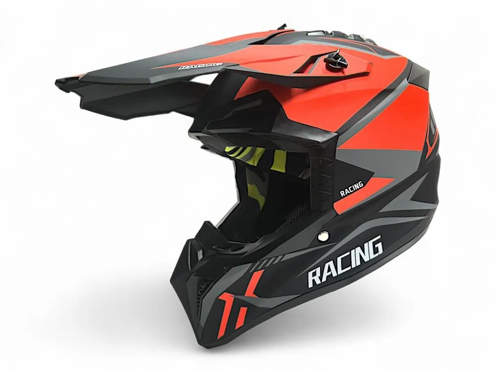 Мотошлем Кроссовый Взрослый RH 127 Matt Black/Orange, XXL