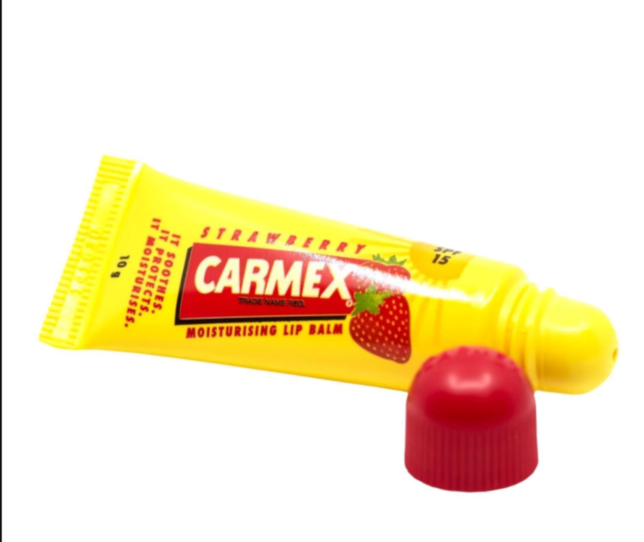 Бальзамы Для Губ Солнцезащитные CARMEX Бальзам увлажняющий клубничный для губ SPF 15 (в тубе) 10 г