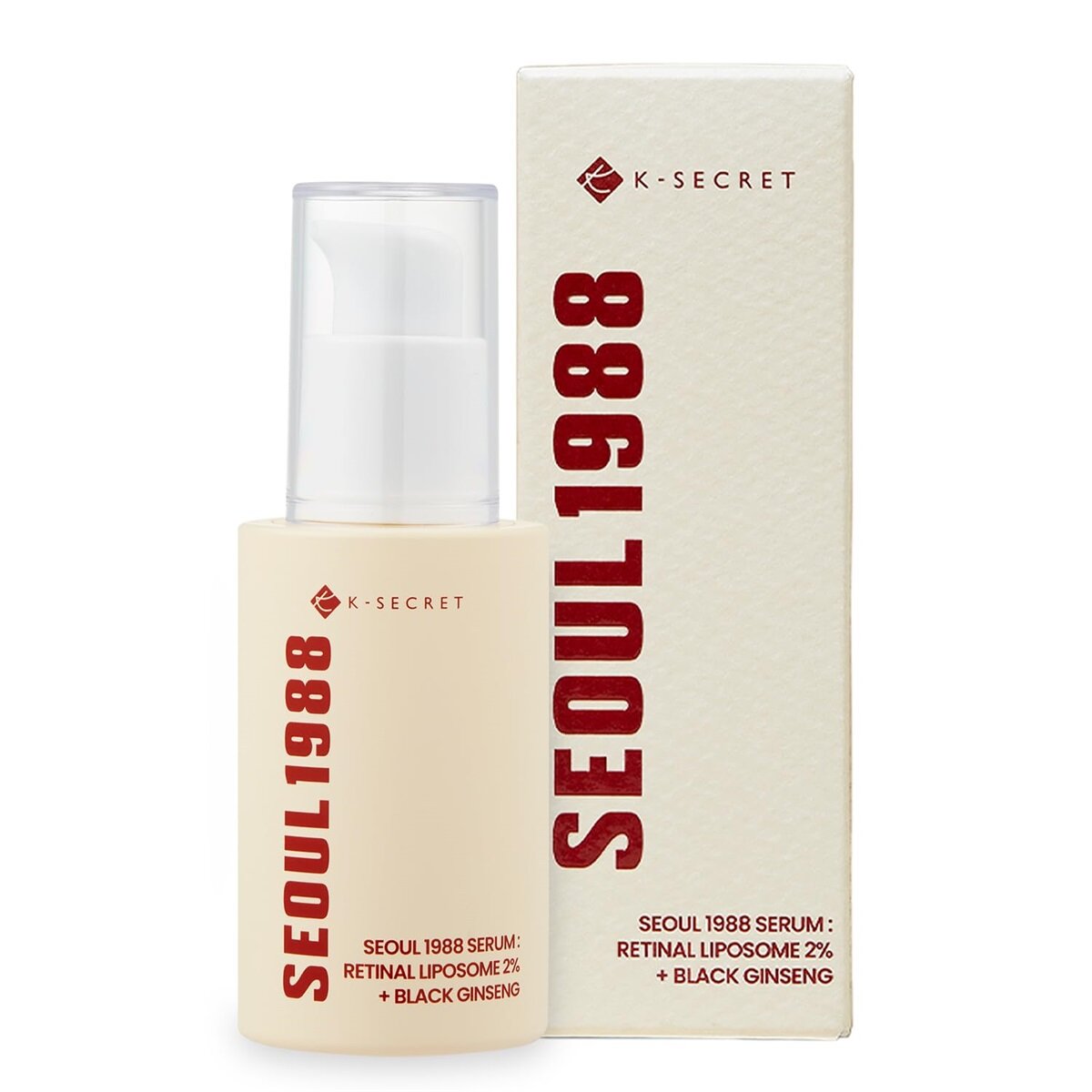 【FEELLAB】K-SECRET SEOUL 1988 Ретинальная сыворотка 2% – Антивозрастной уход + Лифтинг - (Чёрный женьшень) - 30 мл 1 шт