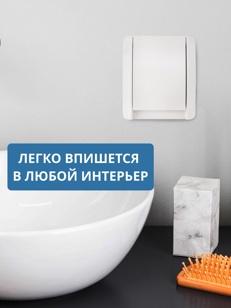 Розетка накладная влагозащищенная с крышкой с заземлением INDUSTRIAL IP54 белая KRANZ — фото 1