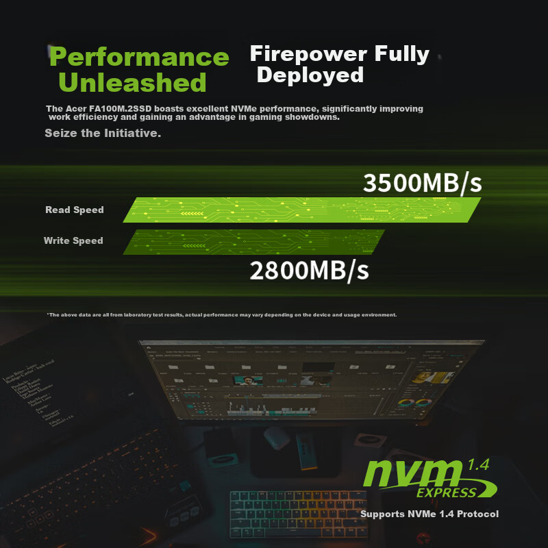 Acer 128GB SSD Solid State Drive M.2 Interface (NVMe Protocol) FA100 Series