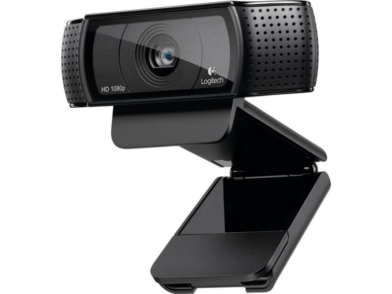 Веб-камера HD Pro Webcam C920 960-001055/960-000998 { USB 2.0, 1920*1080, 2Mpix foto, Mic, Black}