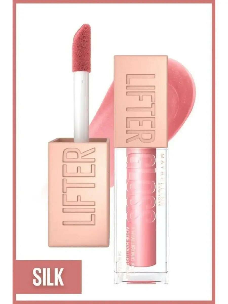 Maybelline New York Блекс для губ Lifter Gloss, , гиалуроновой кислотой, 5.4 мл. N 004 Silk — фото 1