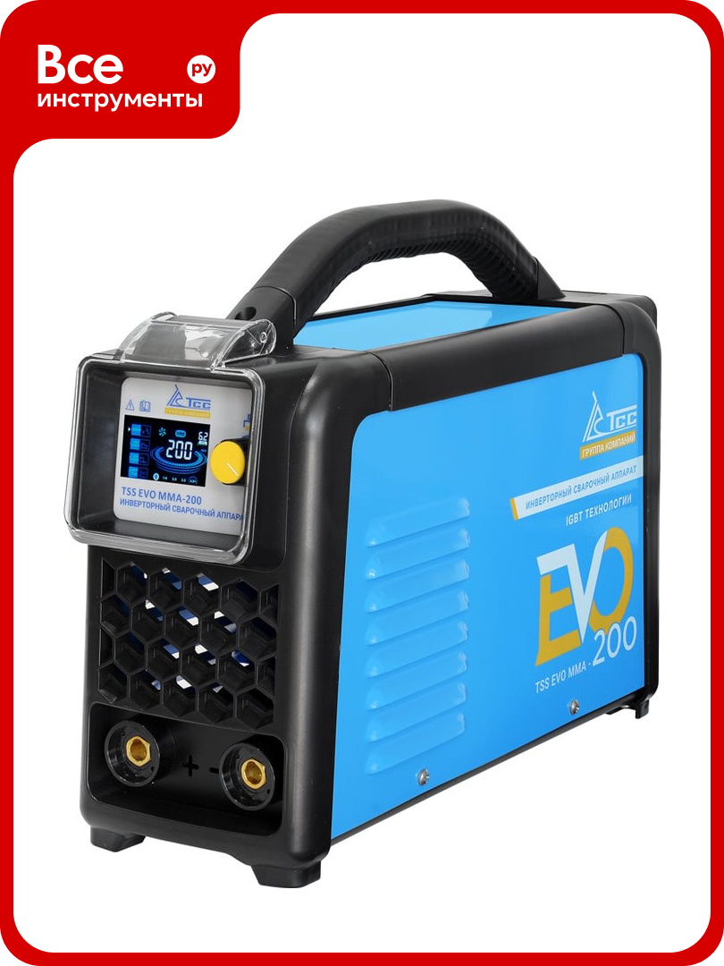 Сварочный инвертор ТСС EVO MMA 200 035247