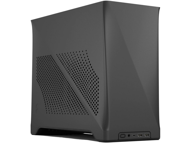 Корпус пк без блока питания корпус пк без блока питания/ Case Fractal Design Era 2, Mini-Tower, 2x120mm, 2xUSB-A 3.0 + 1xUSB 3.2 Type-C, SFX PSU Support, mITX Charcoal Gray