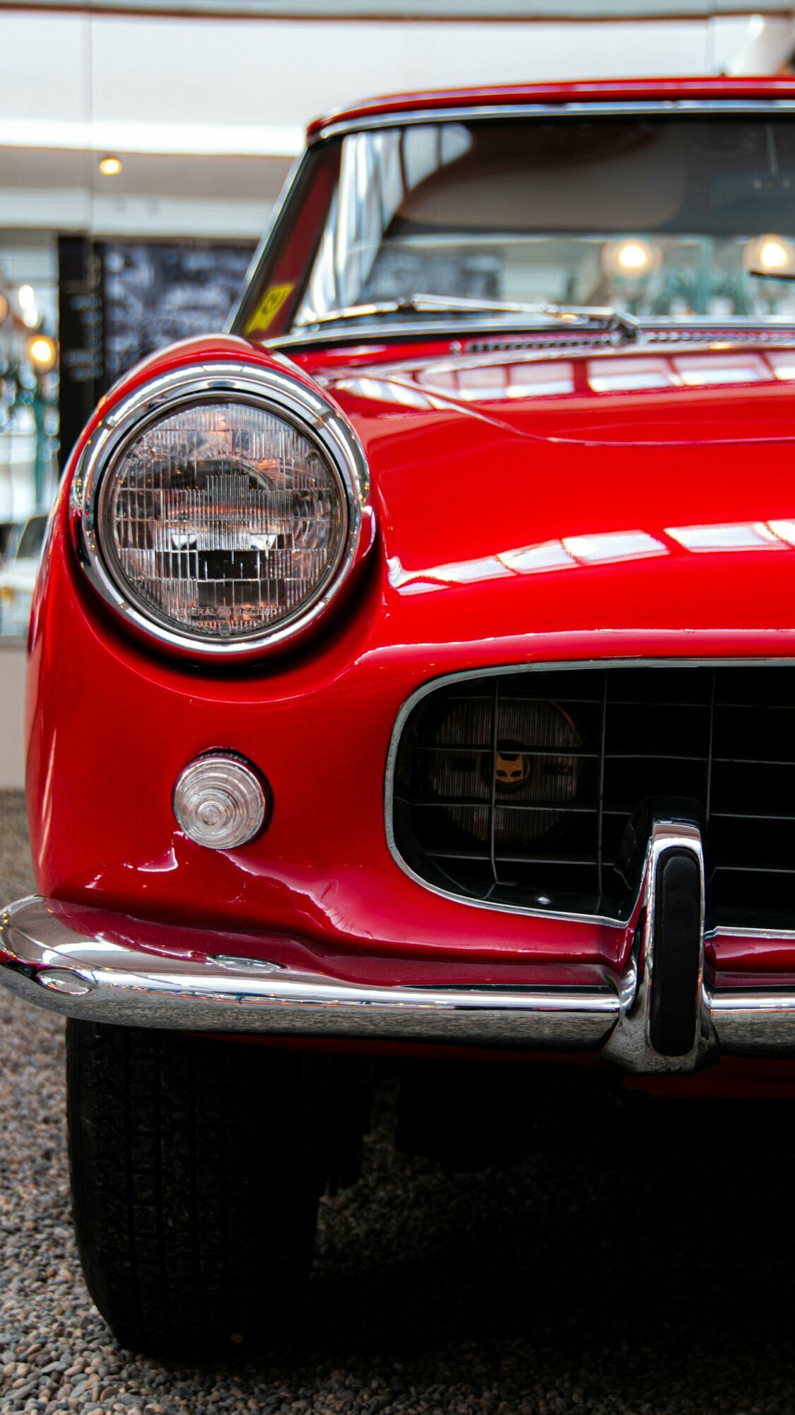 Картина на холсте 60x110 LinxOne "Автомобиль, интерьер для дома / декор на стену / дизайн