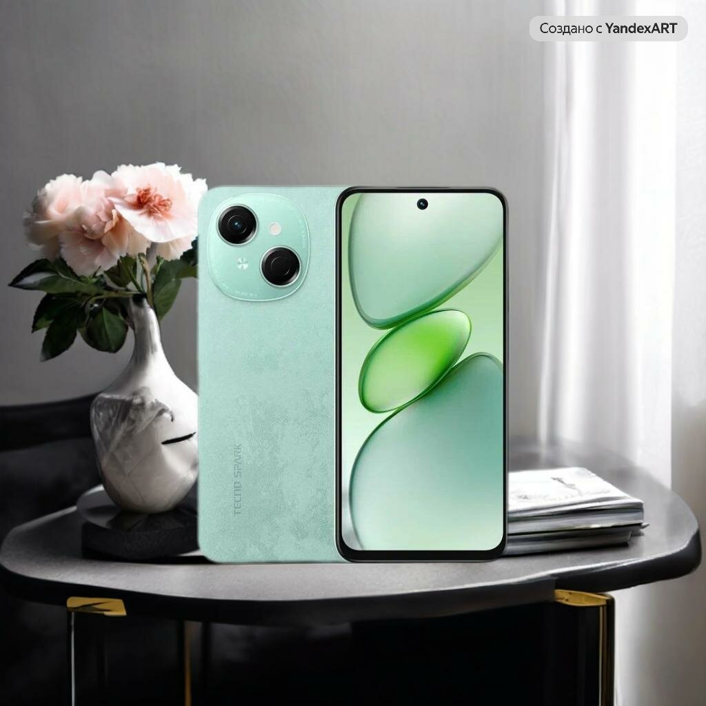 Смартфон Tecno Spark Go Magic Skin, экран 6,67", 4ГБ/64ГБ, моноблок, пластик