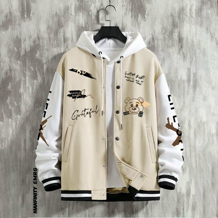 Бомбер , размер L, beige