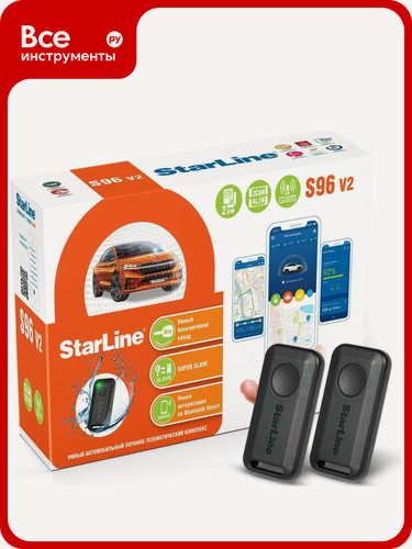 Изображение товара Охранно-телематичекий комплекс StarLine S96 v2 BT 2CAN+4LIN 2SIM GSM 4002891
