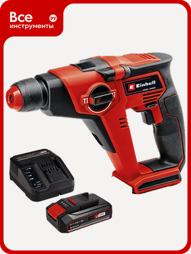 Изображение товара Аккумуляторный перфоратор Einhell PXC TC-HD 18/12 Li, 18 В, 1.3 Дж, с одним аккумулятором 2.5 Ач и надежной конструкцией