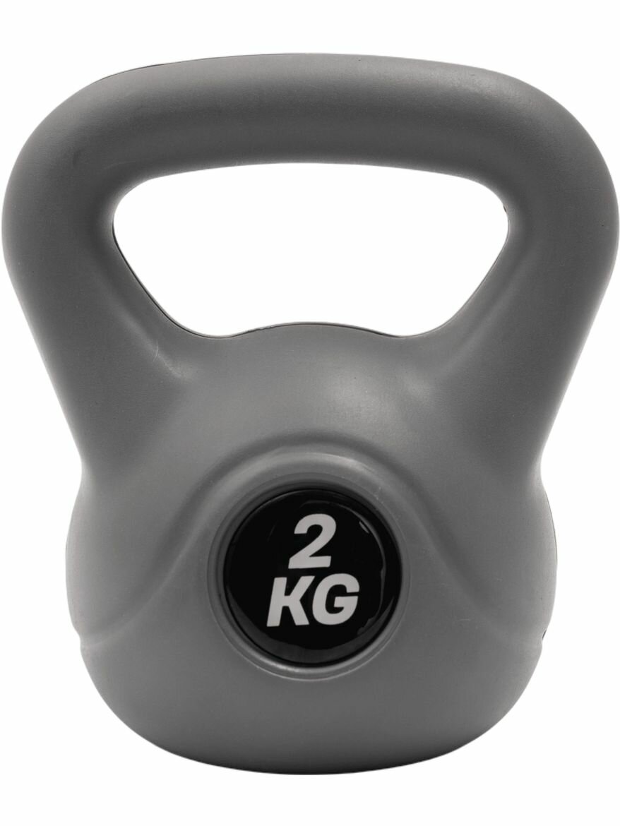 Гиря RANK Kettel Bell 2kg черный металл пластик 5026001-020 2 кг