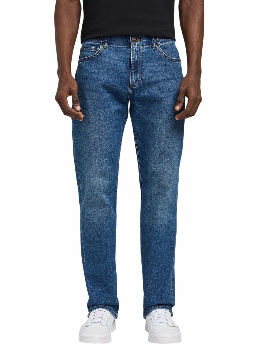 Джинсы Lee Men Straight Fit Xm, размер 34/32, синий