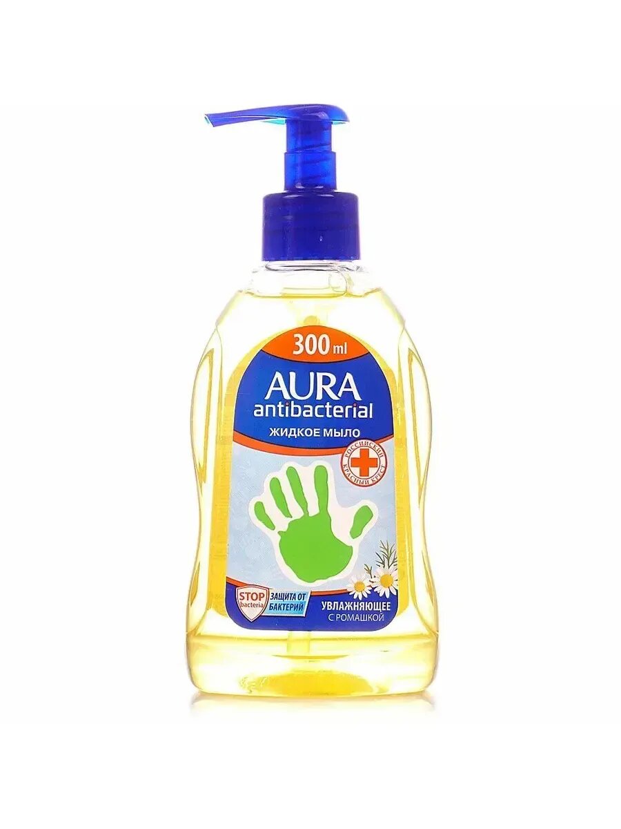 Aura жидкое мыло для всей семьи с ромашкой 300 мл