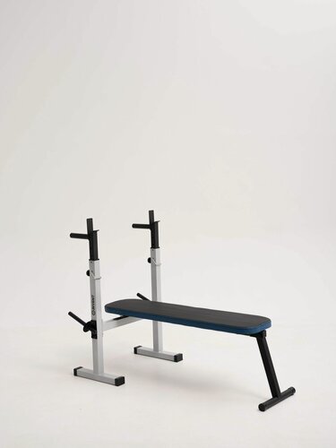 Изображение товара Скамья складная для жима со стойками для жима со штырями для дисков