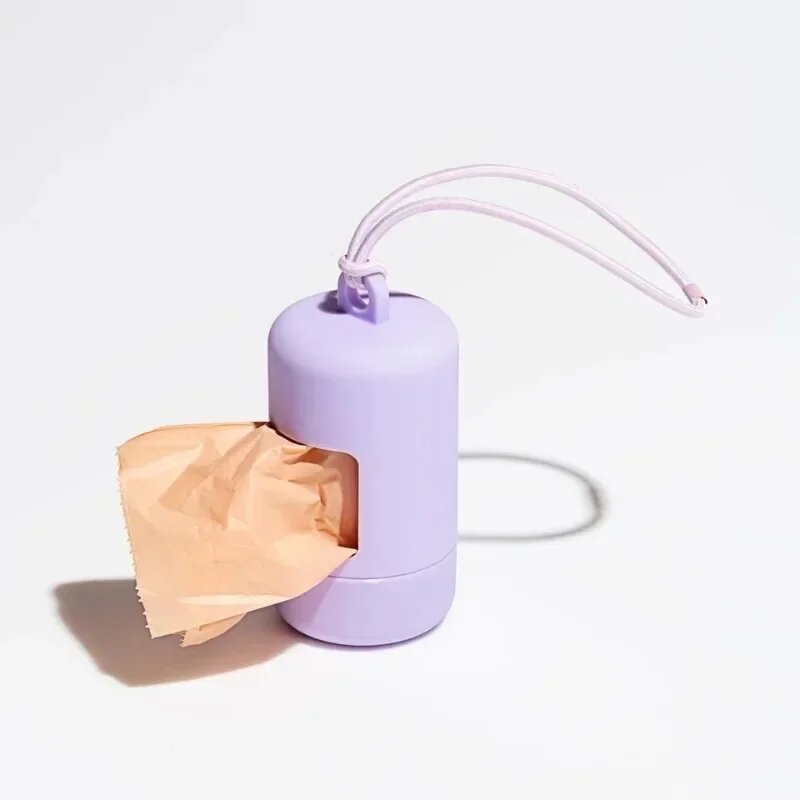 Портативный диспенсер для мешков для собак Фиолетовый, Purple