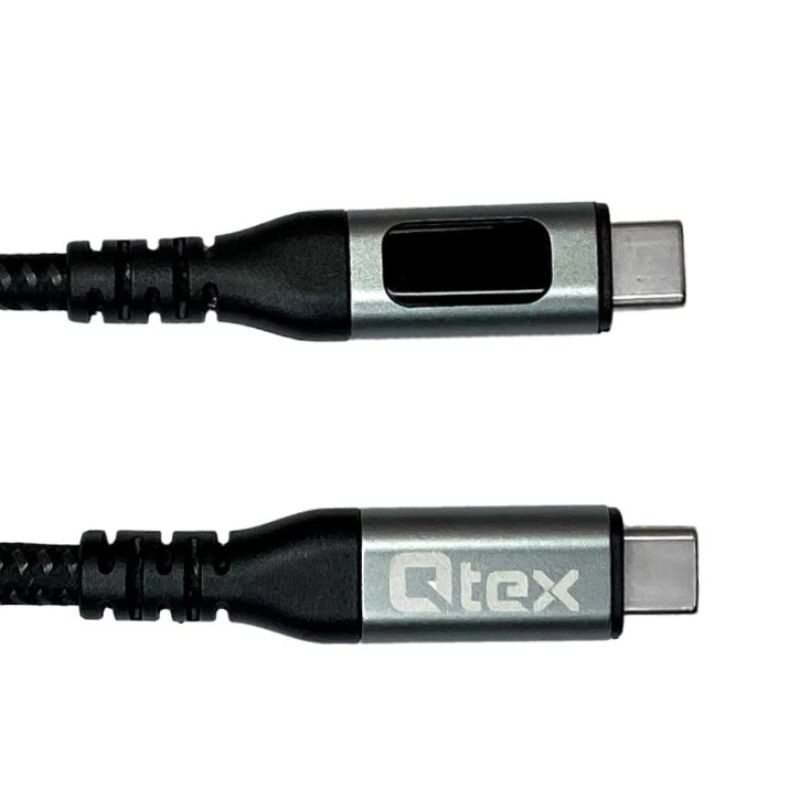 Кабель USB4 Тип C - USB4 Тип C QteX USB4 Gen3 TPE CC-2 2.0m — фото 1