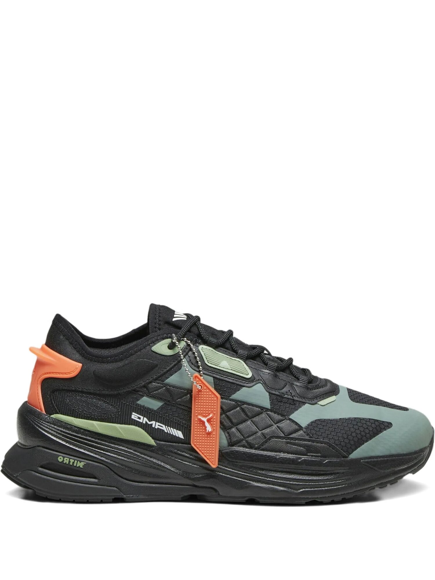 Кроссовки PUMA X Mercedes Extent Nitro "Black/Light Mint/Puma White" sneakers, размер 11.5 US, черный