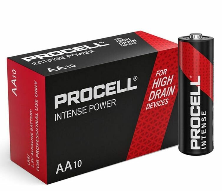 Батарейка DURACELL PROCELL Intense AA BOX10 (10) шт. в упаковке, щелочная — фото 1