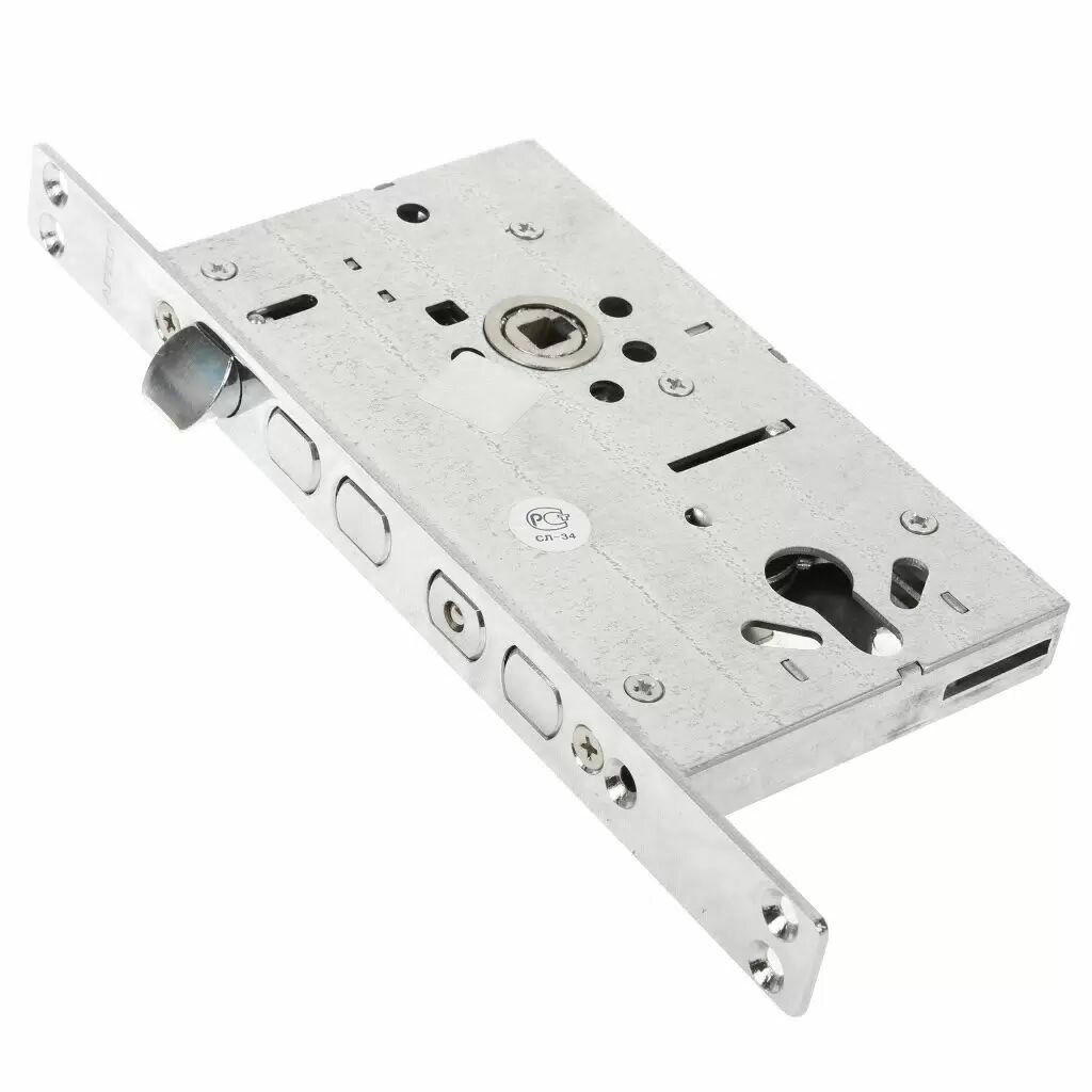 Врезной замок APECS T-05-CR без ручки цилиндр цвет Хром