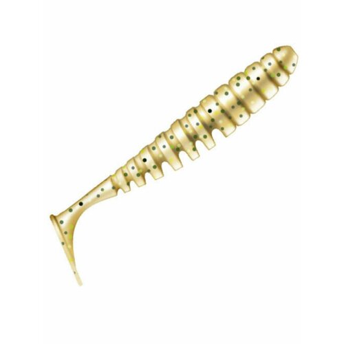 Приманка ZUB-SHAD, 40 мм, 12 шт, цвет 503, коричневый с блестками