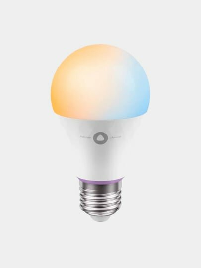 Умная лампа Яндекс RGB LED, 9Вт, E27, регулировка яркости и цвета