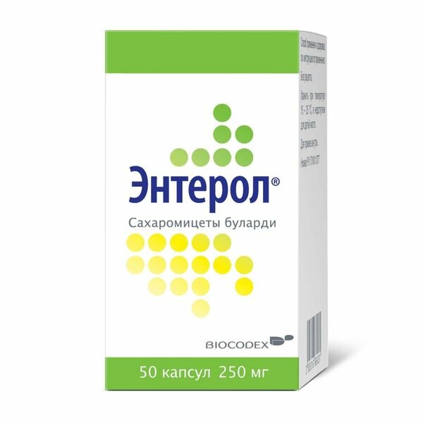 Энтерол капсулы фл. 250мг 50шт
