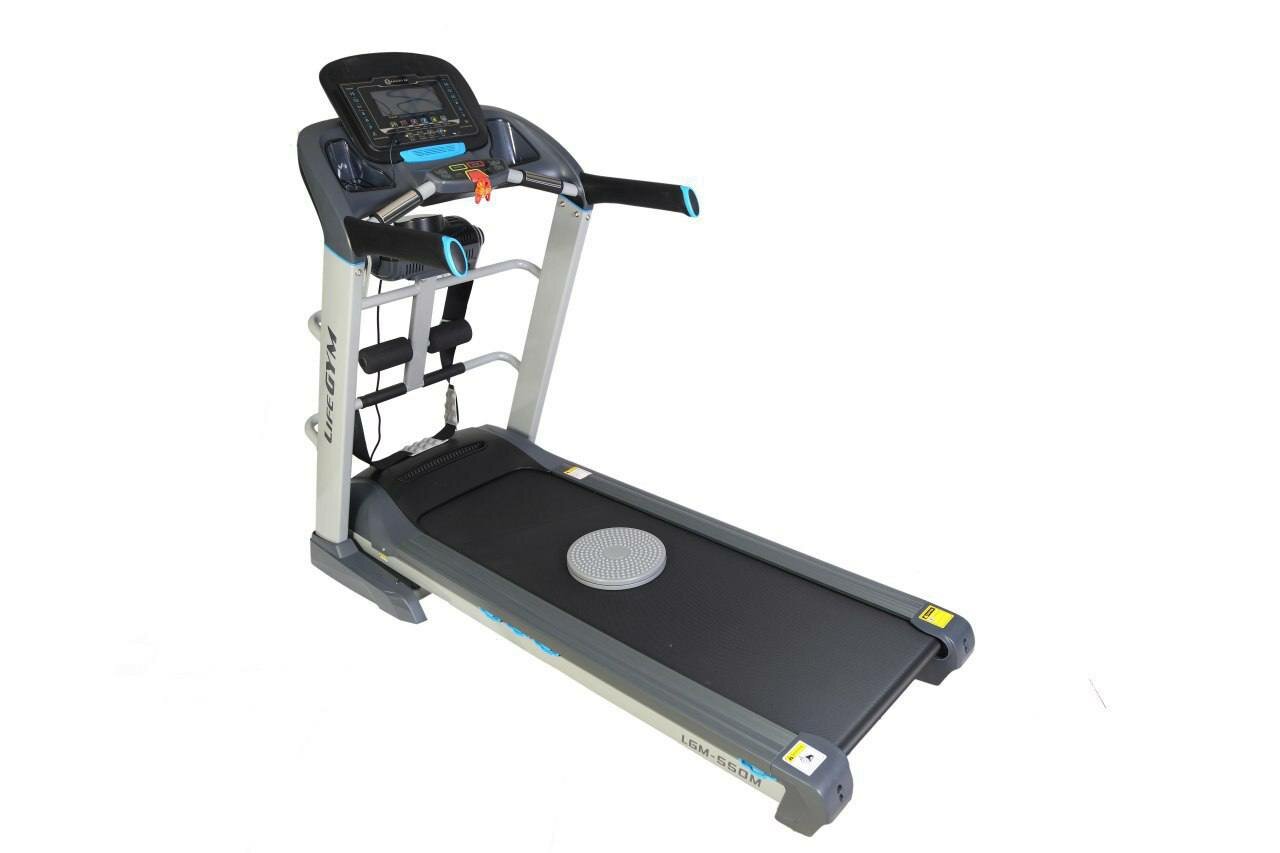 Беговая дорожка. Бренд LIFEGYM. Модель 550. Вибромассажер и диск в комплекте .