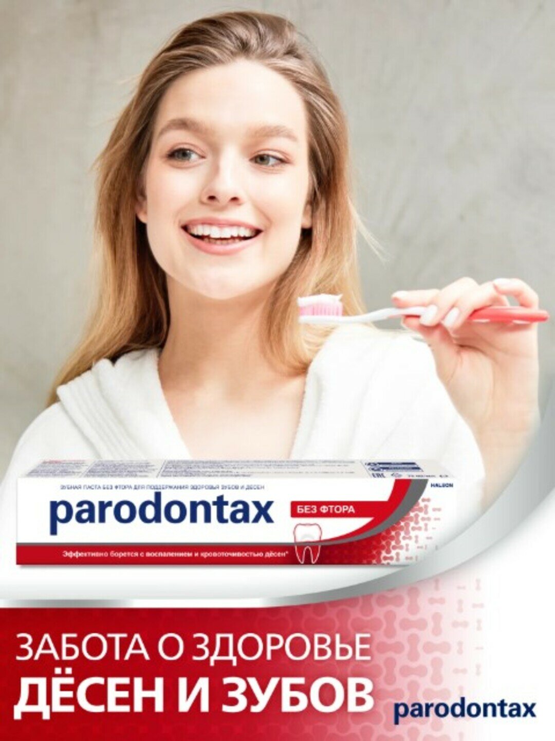 Зубная паста Parodontax, без фтора, 75 мл