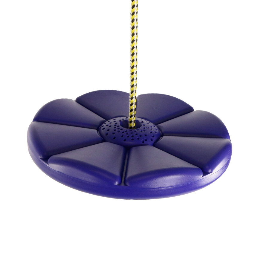 Качели-диск Kemfer S04-112 Лиана, подвесные, пластик, синий, для детей 3-14 лет — фото 1