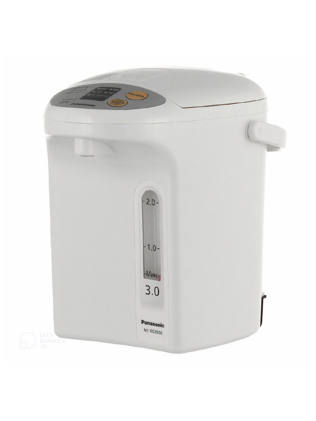 Термопот Panasonic, 700 Вт, 3 л, 4 режима температуры, NC-EG3000WTS — фото 1
