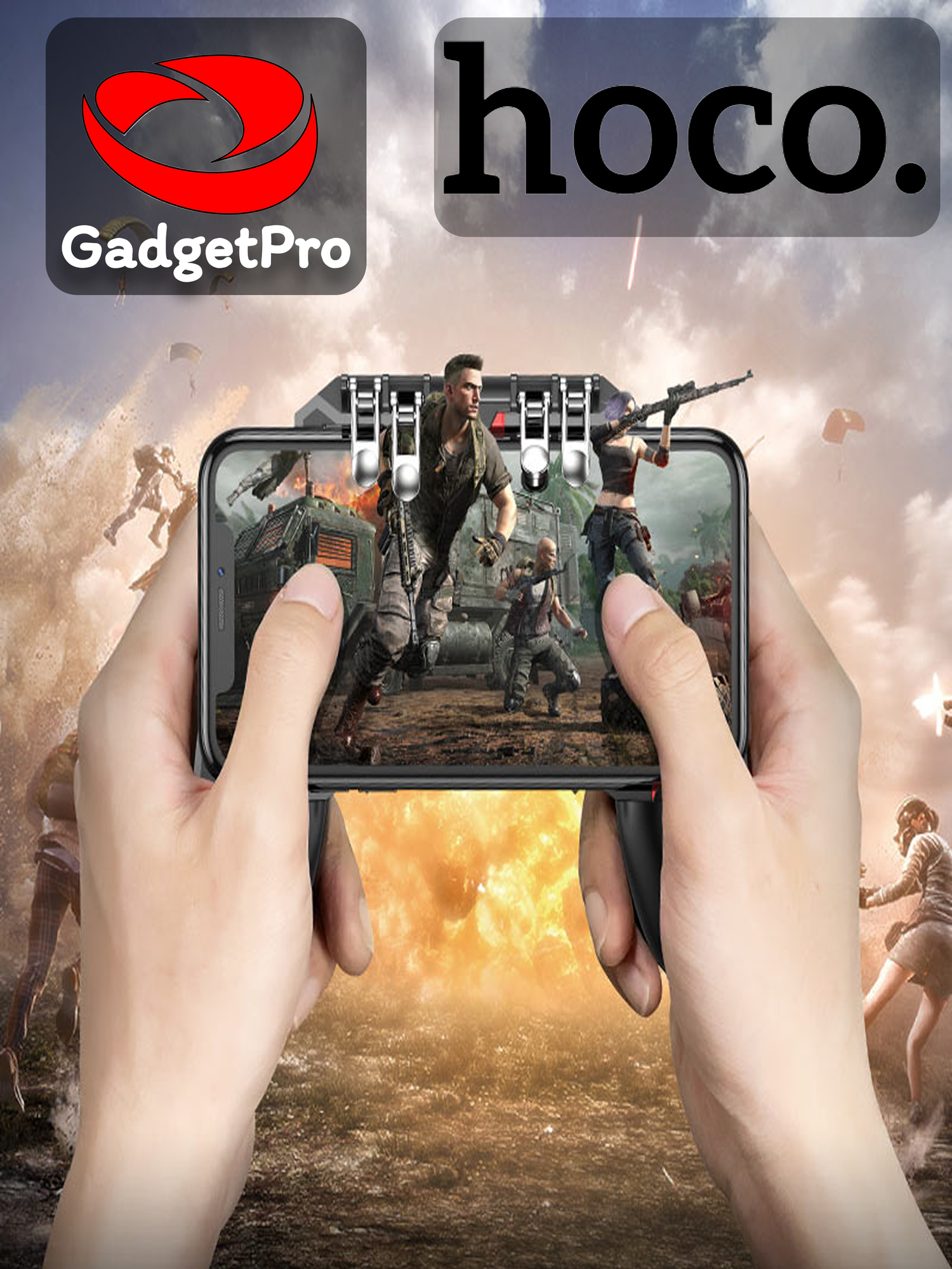Геймпад-контроллер, 6 триггеров, эргономичная рукоять, для PUBG, Call of Duty