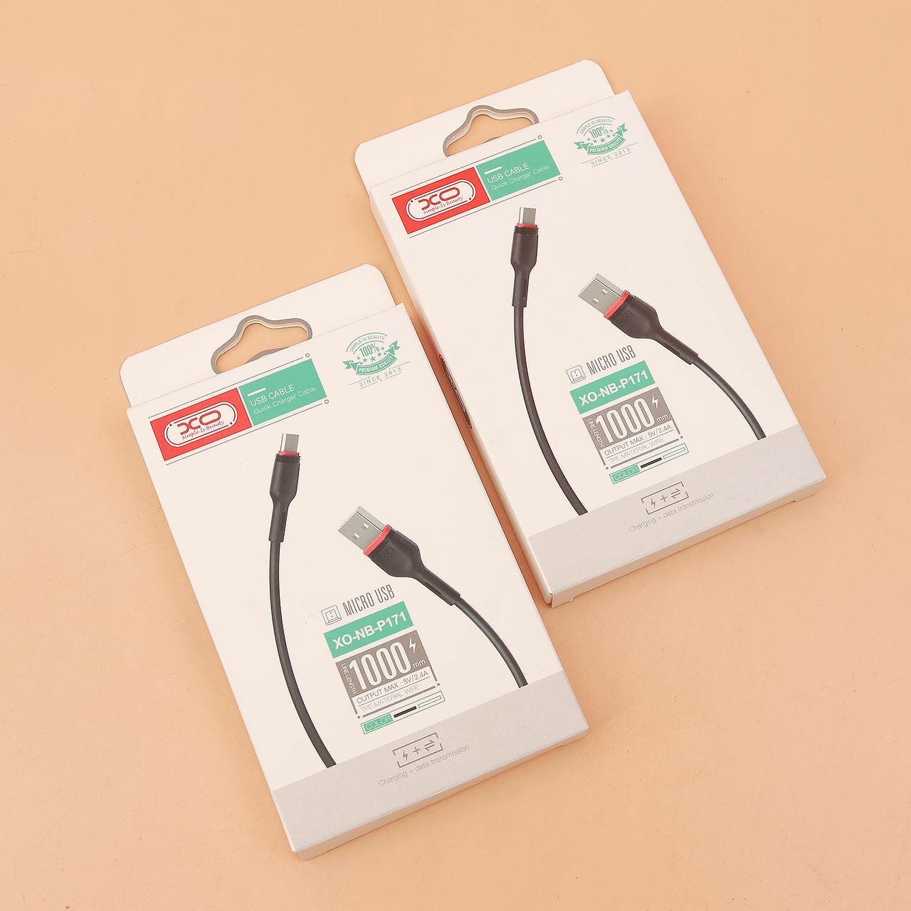 Кабель USB XO NB-P171 Micro USB для зарядки и передачи данных, черный