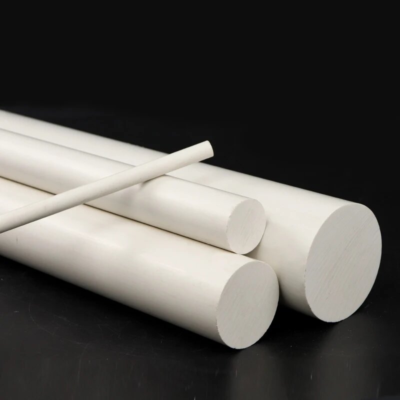 1/2 шт длина 500 мм стержень из ПВХ поливинилхлорид круглый стержень наружный диаметр 6-300 мм высокая твердость устойчивый к щелочам верхняя обработка стержня резка