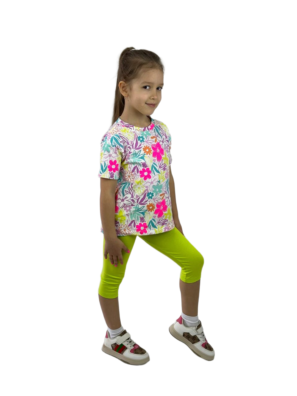 Бриджи Стильный Я размер 134 салатовый