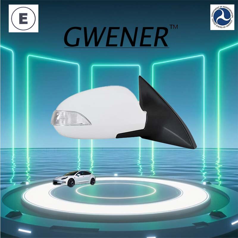 Hyundai 06-10 Elantra зеркало заднего вида 6-линейное правое белое