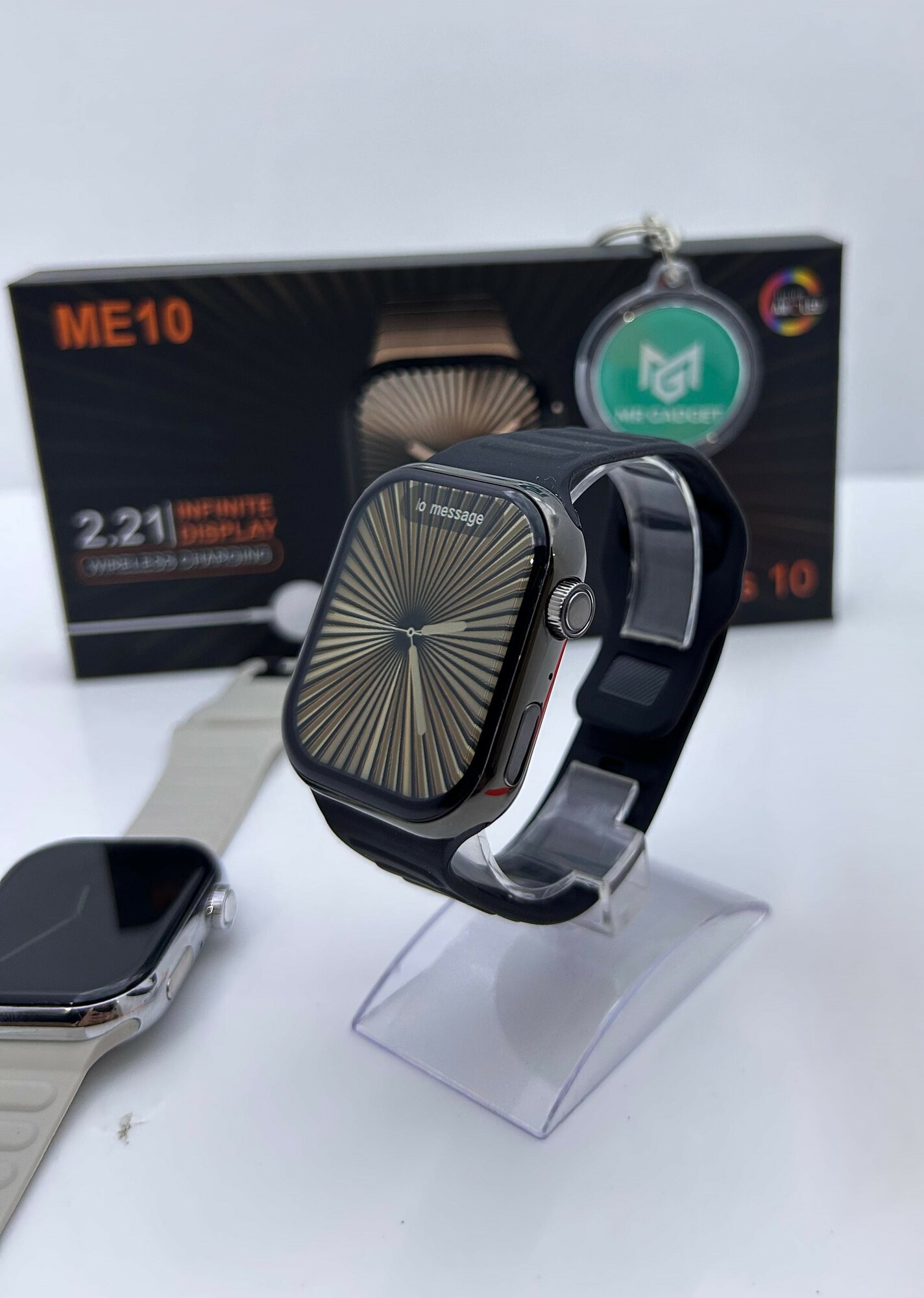 Умные смарт-часы WATCH ME10, фитнес-трекер, c Bluetooth, черный цвет, для Android и iOS, с мониторингом пульса