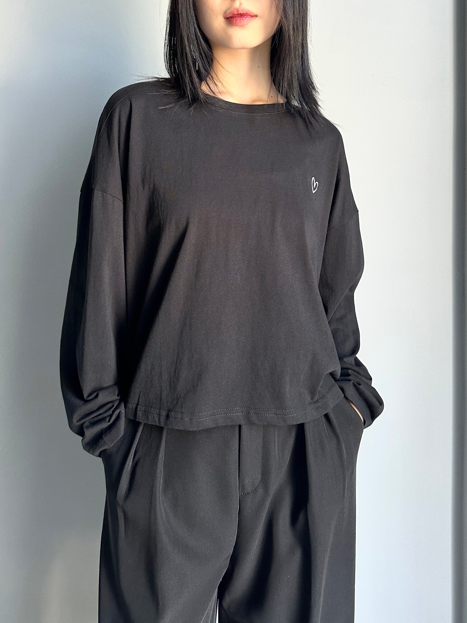 Лонгслив INK, размер Std, , черный — фото 1