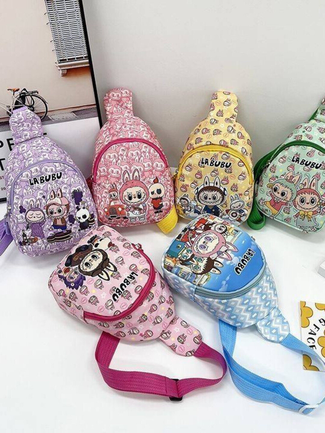 Сумка кросс-боди , фактура зернистая, рельефная, матовая, фиолетовый — фото 1