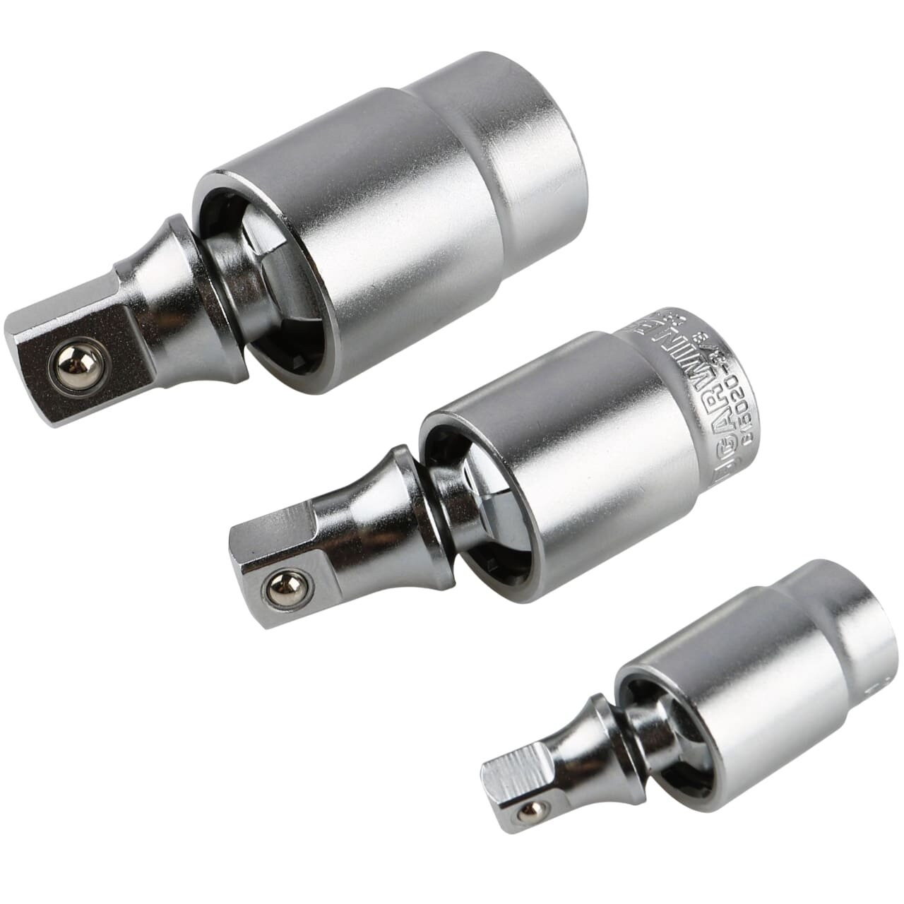GARWIN PRO 615100 Набор карданов шаровых 1/4", 3/8", 1/2", 3 пр.