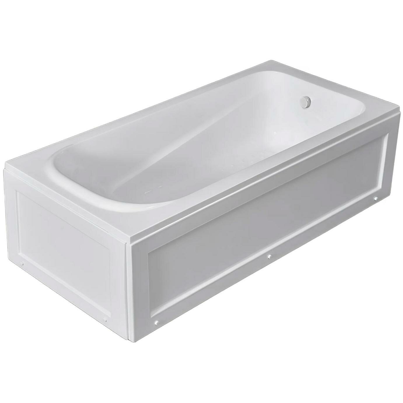 Акриловая ванна Parly Ortiz 170x70 CT10819 без гидромассажа  современный стиль