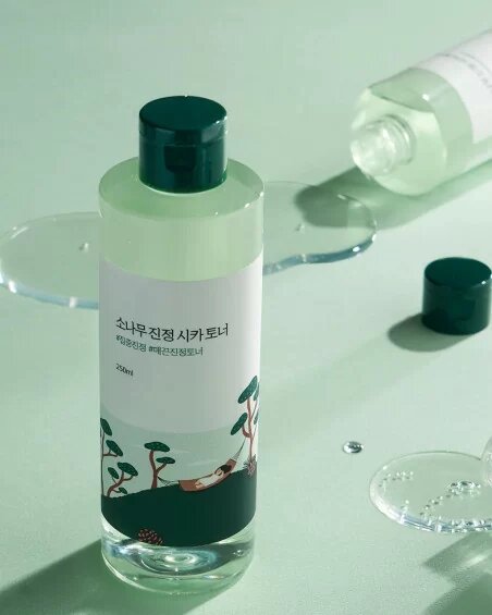 Round Lab Успокаивающий тоник против акне и покраснений Round Lab Pine Calming Cica Toner