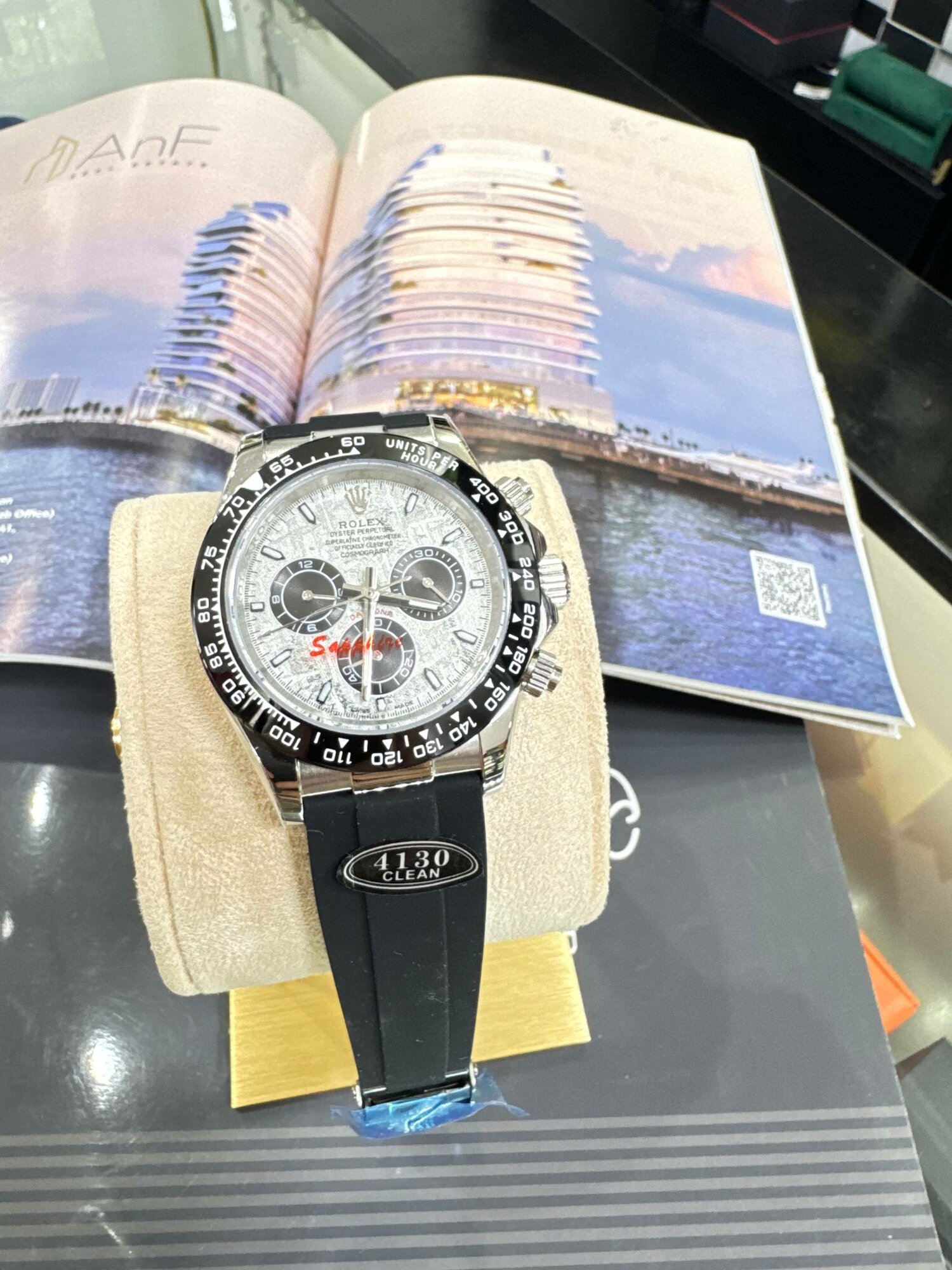 Наручные часы Rolex, синий — фото 1