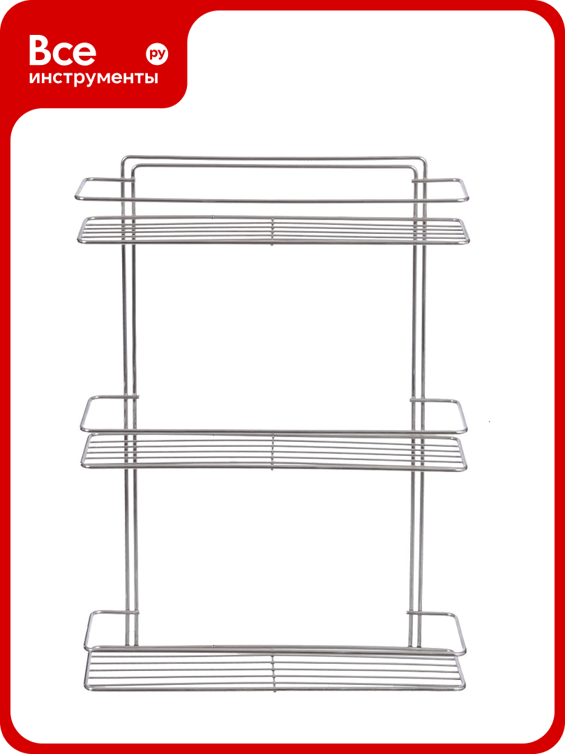 Прямоугольная 3-ярусная полка Vanstore CLASSIC 563-90 063-00