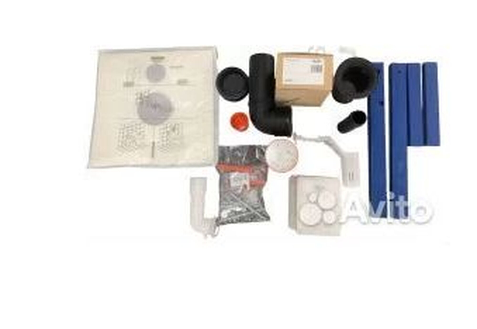 Компонент инсталляции Grohe 493108045 белый матовый для сборки с кнопкой и звукоизоляцией