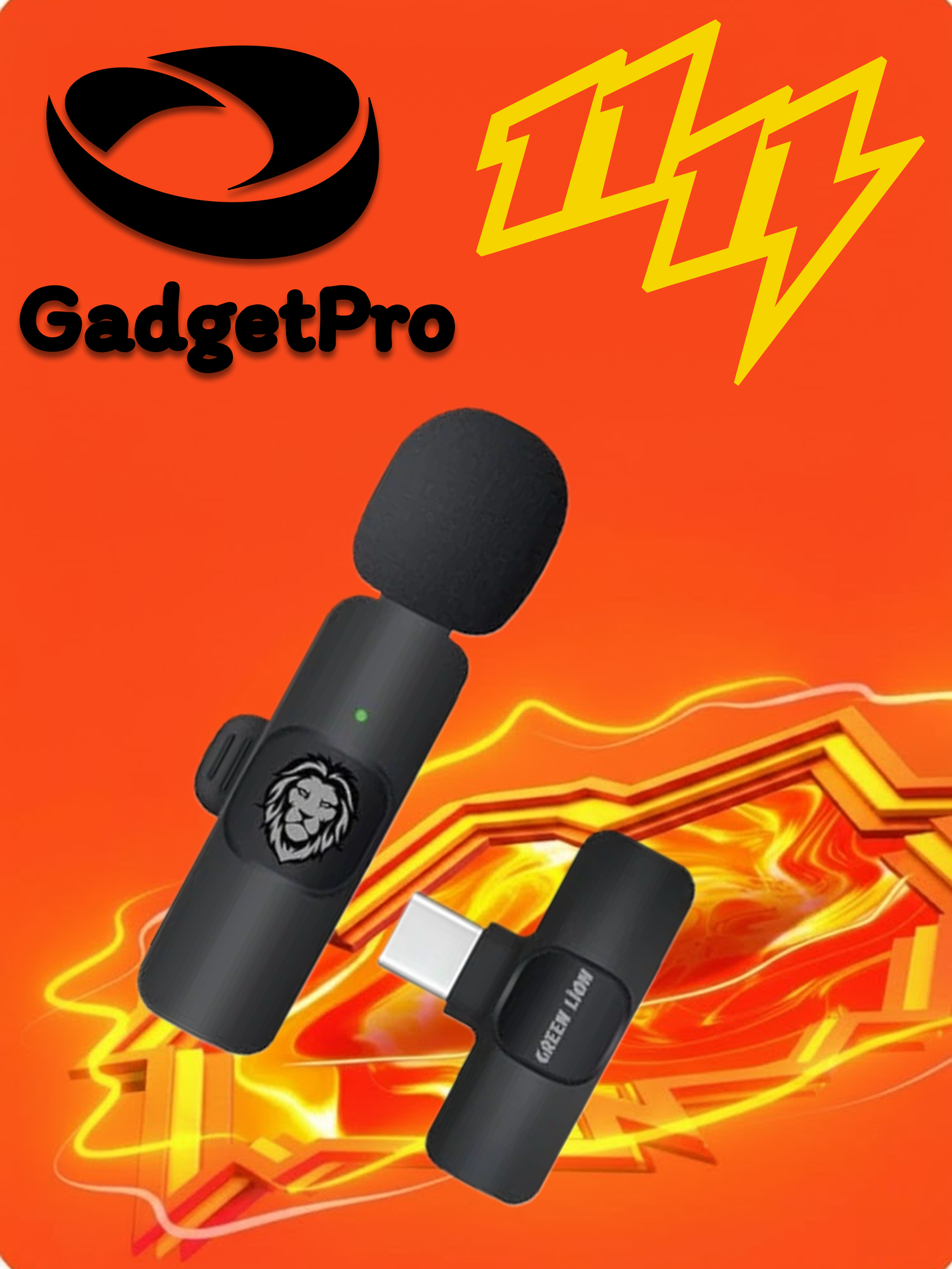 Микрофон Green Lion Lion X: профессиональный студийный микрофон для записи голоса, USB, черный