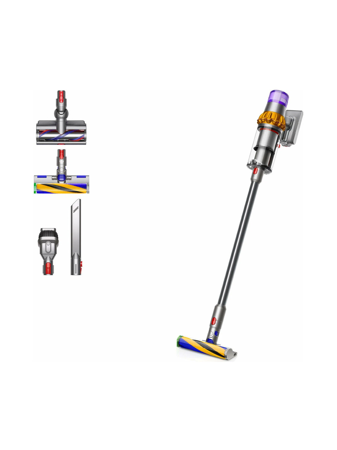 Пылесос Dyson V15 Detect absolute (SV47) 2023 IN, Yellow/Nickel — фото 1