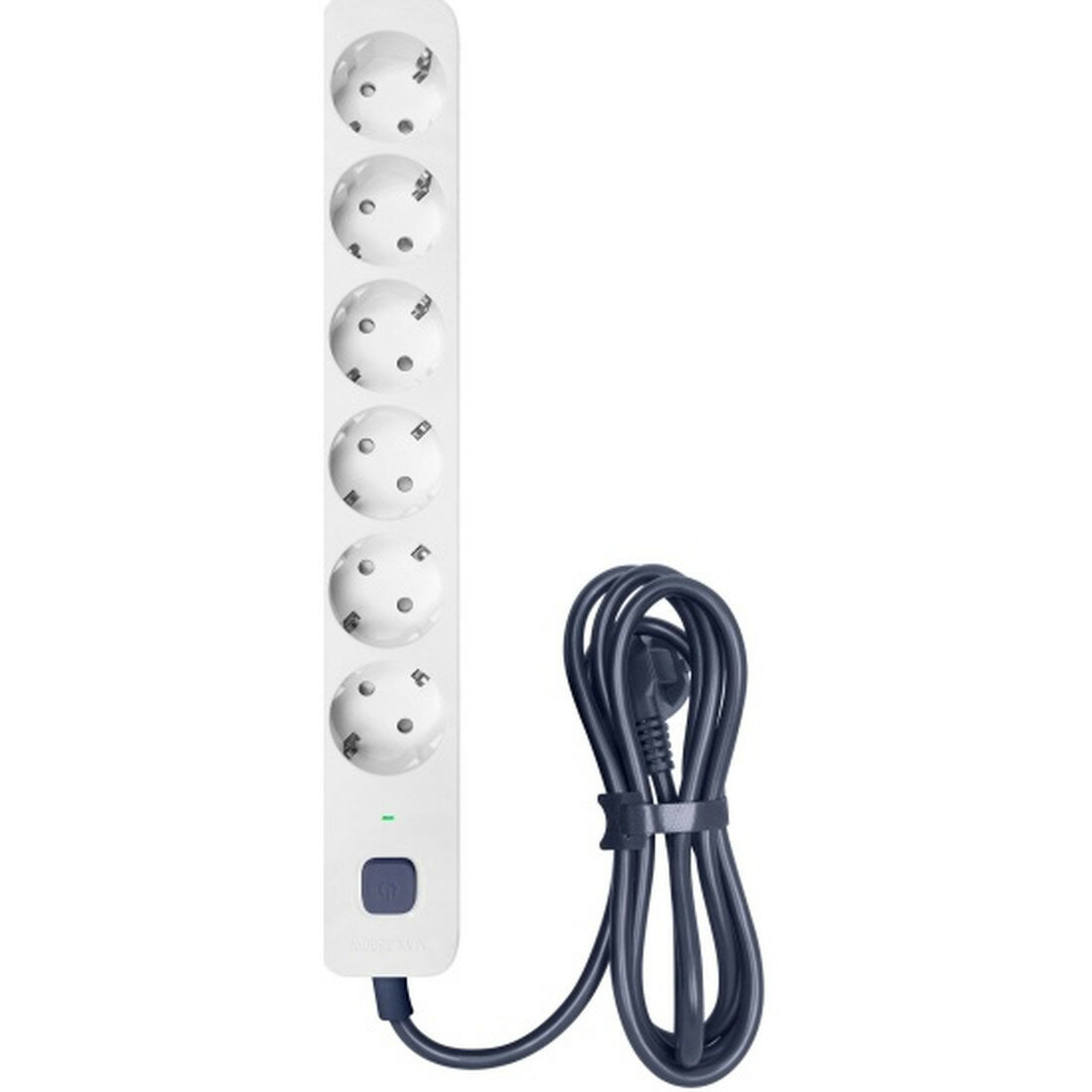 Сетевой фильтр Powercom SP-06W 18 м 1.8м (6 розеток) белый/серый