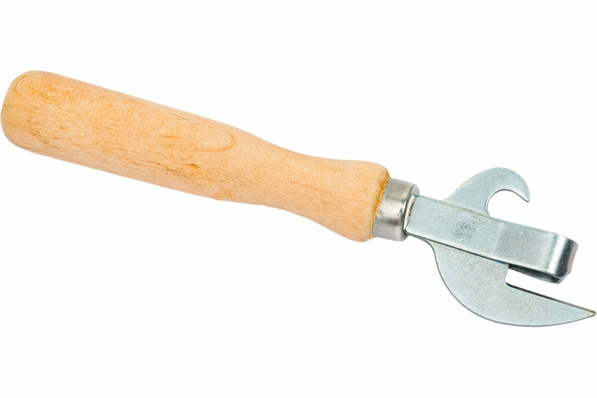 Открывалка для консервных банок ООО Комус 16 см с деревянной ручкой 46923 1709967